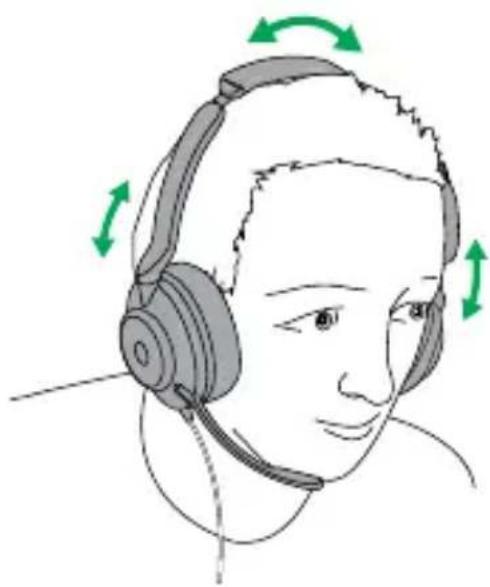 JABRA Connect 4h - Ajuster le casque - 1