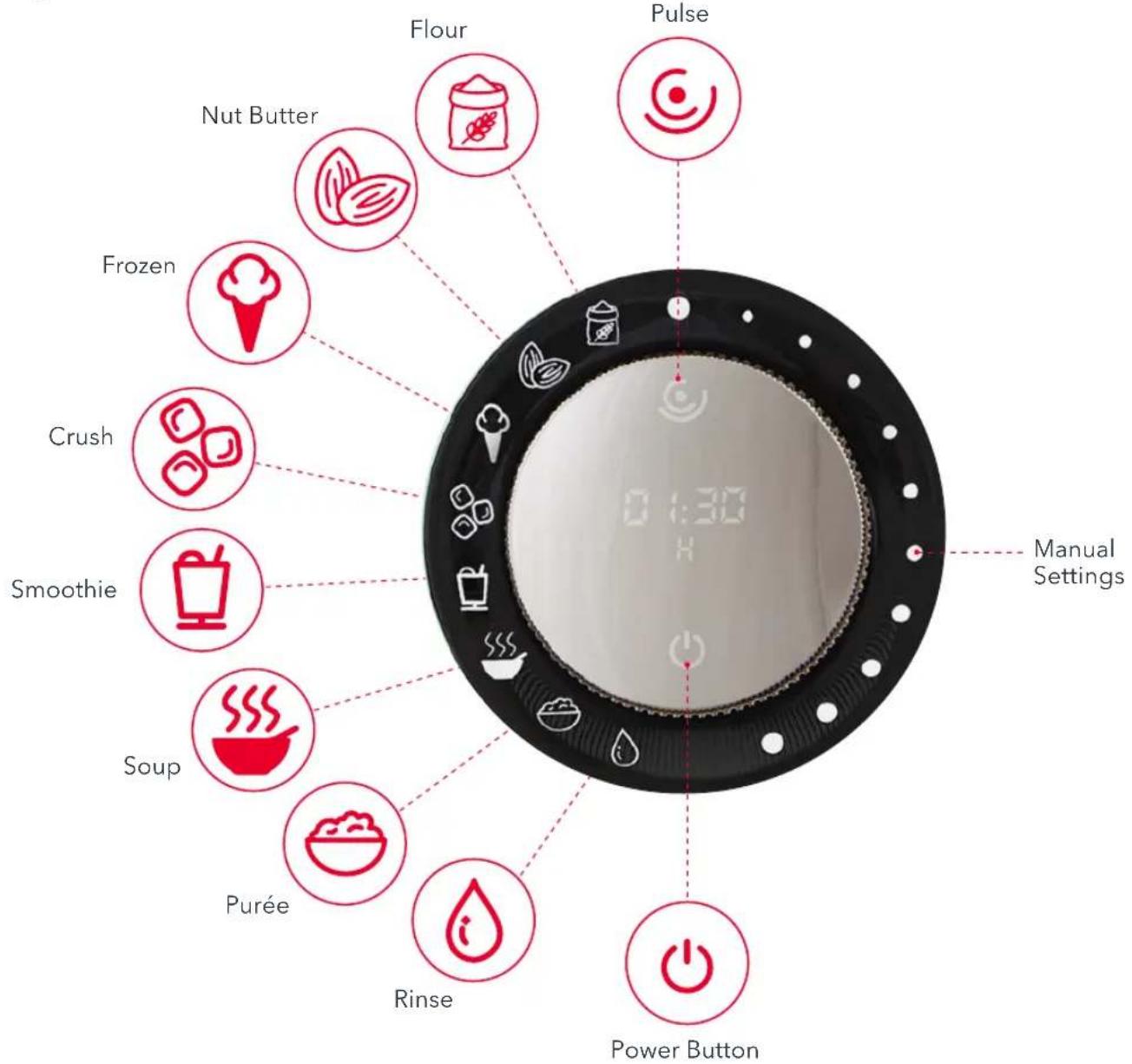 Dash Chef Series Deluxe Digital - PARTS & FEATURES - 1