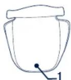 Nuna Triv carry cot - Zoznam jednotlivých častí - 3