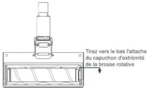 Roidmi Z1 Air - C) Nettoyage de la rosse rotative - 1