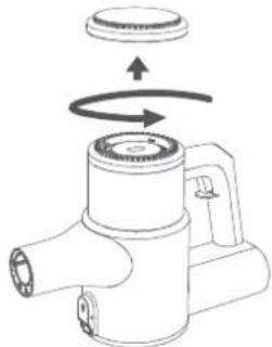 Roidmi Z1 Air - B) Nettoyage du filtre arrière - 1