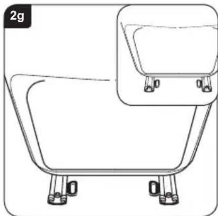 Britax-Römer MultiTech III - Instalación del asiento infantil (orientado hacerás) en un asiento trasero del automóvil - 7