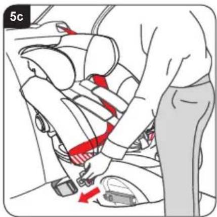 Britax-Römer MultiTech III - Installation of your child seat (facing forward) with seatbelts - 3