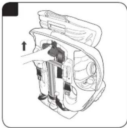Britax-Römer MultiTech III - Instalación del asiento infantil (orientado hacer delante) con cinturones de seguridad paraadultos - 2