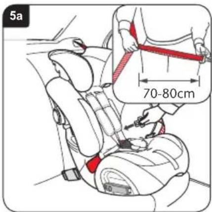 Britax-Römer MultiTech III - Montaggio del seggiolino (rivolto in avanti) con cintura di sicurezza - 1