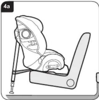 Britax-Römer MultiTech III - Montage du siège d'enfant (dirigé vers l'arrière) sur un siège avant - 1