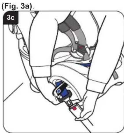 Britax-Römer MultiTech III - Instalación del asiento infantil (orientado hacerás) en un asiento trasero central - 5