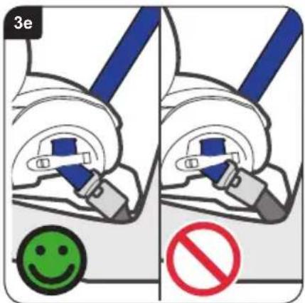 Britax-Römer MultiTech III - Installation of your child seat (positioned backward) in a rear middle seat - 5