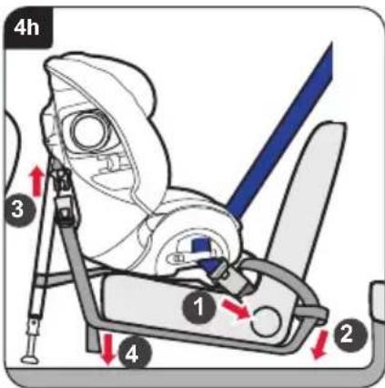Britax-Römer MultiTech III - Inbouw van het kinderzitje (rugwaarts gericht) op een stoel vooraan - 8
