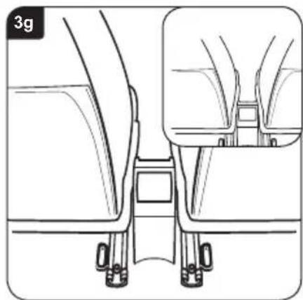 Britax-Römer MultiTech III - Installation of your child seat (positioned backward) in a rear middle seat - 7
