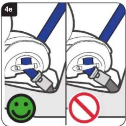 Britax-Römer MultiTech III - Installation of your child seat (positioned backward) in a front seat - 5