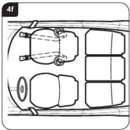 Britax-Römer MultiTech III - Inbouw van het kinderzitje (rugwaarts gericht) op een stoel vooraan - 6