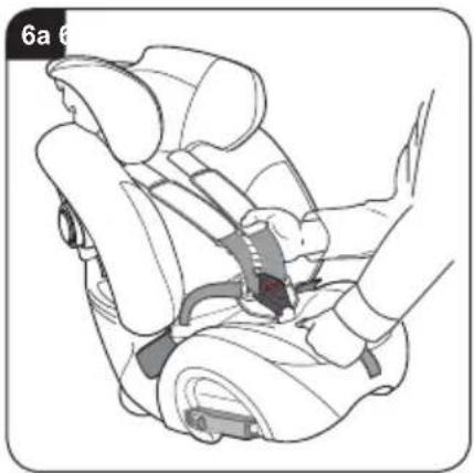 Britax-Römer MultiTech III - Instalación del asiento infantil (orientado hacer delante) con cinturones de seguridad paraadultos - 1