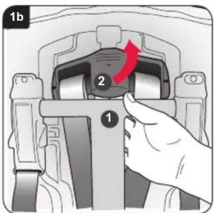 Britax-Römer MultiTech III - Adjusting the child safety seat - 2