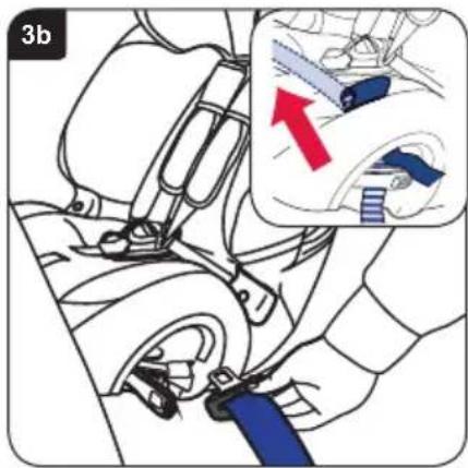 Britax-Römer MultiTech III - Inbouw van het kinderzitje (rugwaarts gericht) op een stoel achteraan in het midden - 2