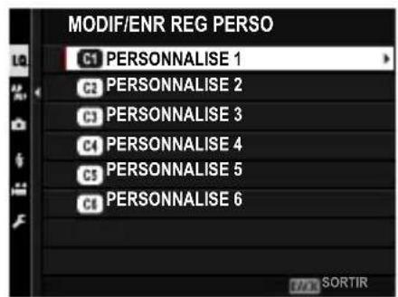 FUJIFILM GFX 50S II - Copie des réglages personalisés - 2