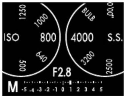 FUJIFILM GFX 50S II - Parcourir les indicateurs sur l'écran LCD secondaire - 2