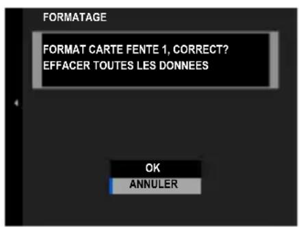 FUJIFILM GFX 50S II - Une boîte de dialogue de confi rma-tion s'aff che. Pour formater la carte mémoire, mettez en surbrillance OK et appuyez sur MENU/OK. - 2