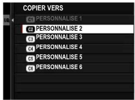 FUJIFILM GFX 50S II - Copie des réglages personalisés - 4