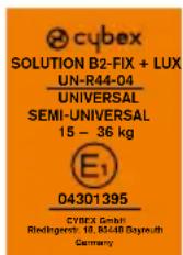CYBEX Solution B2Fix + Lux - GARANCIA E PRODHUESIT DHE RREGULLORET E ASGJËSIMIT - 1