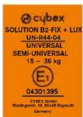 CYBEX Solution B2Fix + Lux - 制造商保修和处置规定 - 1