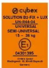 CYBEX Solution B2Fix + Lux - 製造商保修和處置規定 - 2