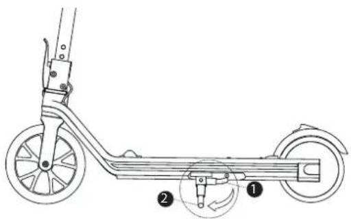 Kugoo Kirin Mini2 - Soporte del E-scooter - 1