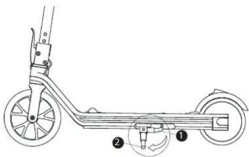 Kugoo Kirin Mini2 - Nóżka pulajnogi - 1