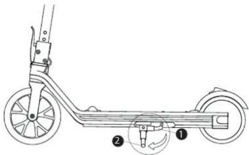 Kugoo Kirin Mini2 - Kickstand of E-scooter - 1
