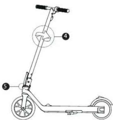 Kugoo Kirin Mini2 - Fold and unfold the E-scooter - 3