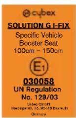CYBEX Solution G iFix - TAPAHUNHAIPON3BOIDTEINPA3IOPEEN3A N3XBbPJIHE - 1
