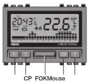 20:43 T PR/C C/D T TEMP D +6 22.6 °C WMAR COMPRE CONTROL P C OK F CP FOKMouse