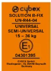 CYBEX Pallas BFix - MANUFACTURER'S WARRANTY AND DISPOSAL REGULATIONS - 2