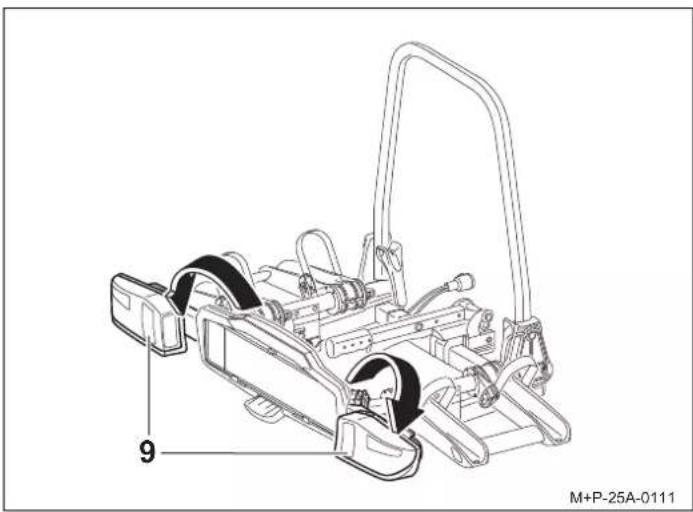 Uebler X21 S - Fahrradträger aufklappen/zusammenklappen - 3