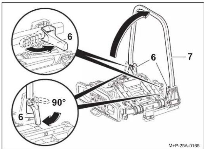 Uebler X21 S - Folding out / collapsing the bicycle rack - 1