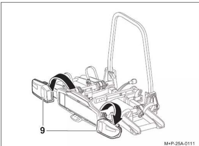 Uebler X21 S - Rozkładanie/składanie bagażnika rowerowego - 3