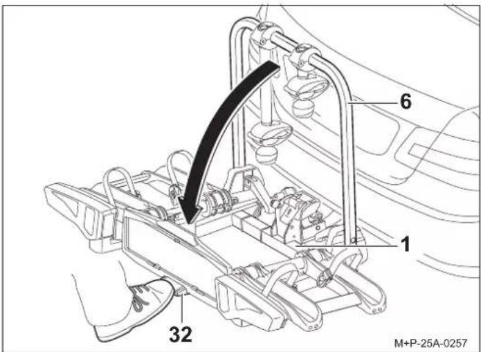 Uebler i31 - Abatir hacia abajo el portabicicletas - 1