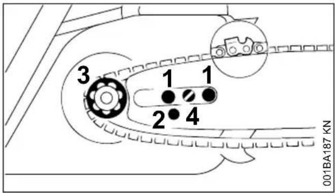 STIHL MS 231 - Avertissement - 1