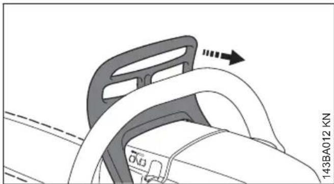 STIHL MS 231 - Sbloccare il freno catena - 1