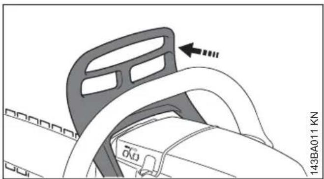 STIHL MS 231 - Bloccaggio della catena - 1