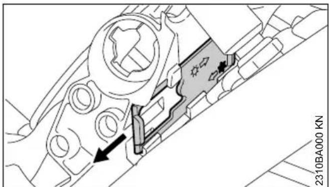 STIHL MS 231 - Préchauffage du carburateur - 1