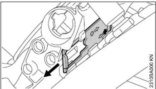 STIHL MS 231 - Preriscaldamento del carburatore - 1
