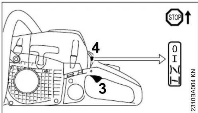 STIHL MS 231 - Non appena il motore gira - 1