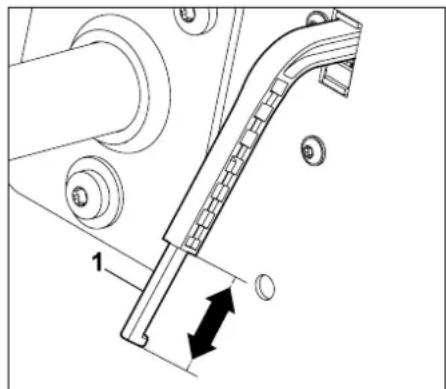 STIHL RT 4082 - Ajustar o sensor do nivel de enchimento: - 1