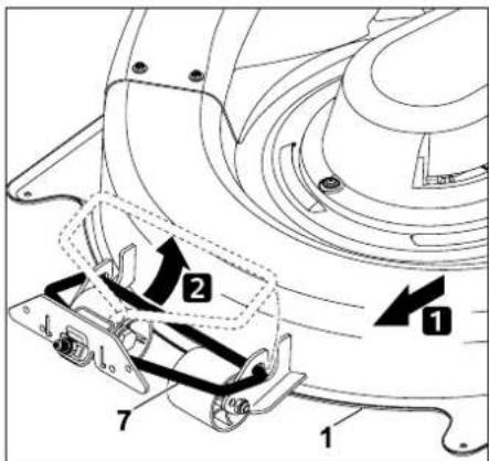 STIHL RT 4082 - Desenganchar el equipo de corte por la parte delantera - 2