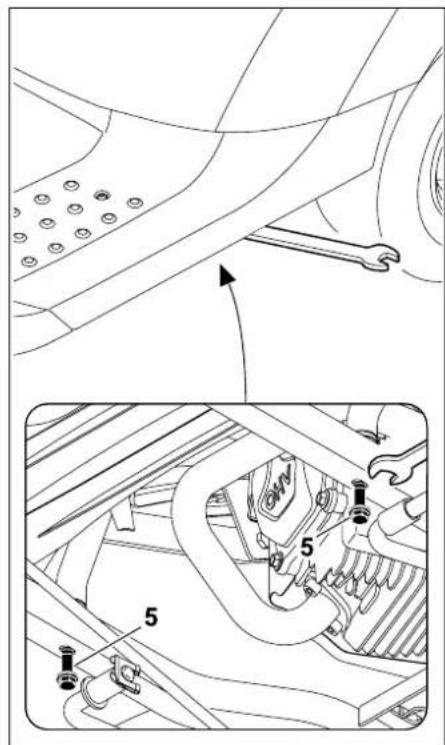 STIHL RT 4082 - Afdekking van de verbrandingsmotor sluiten - 2