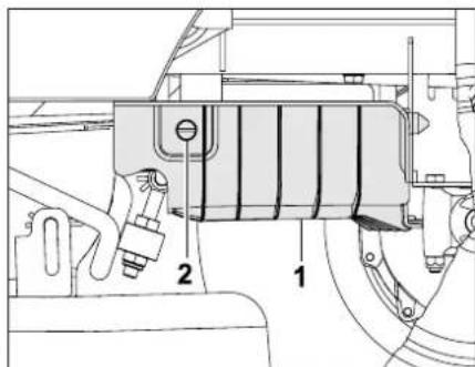 STIHL RT 4082 - Montaracobertura da correia trapezoidaltraseira - 2