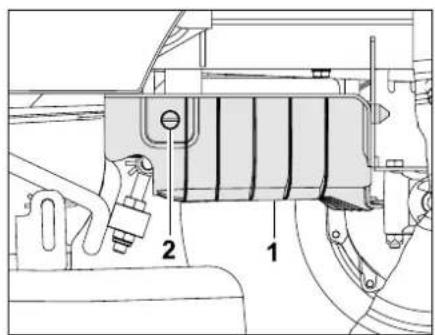 STIHL RT 4082 - Montaggio della copertura della cinghia trapezoidale posteriori - 2