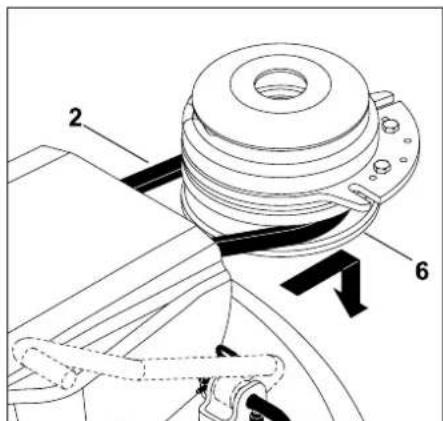 STIHL RT 4082 - Retirar la correa trapezoidal - 2