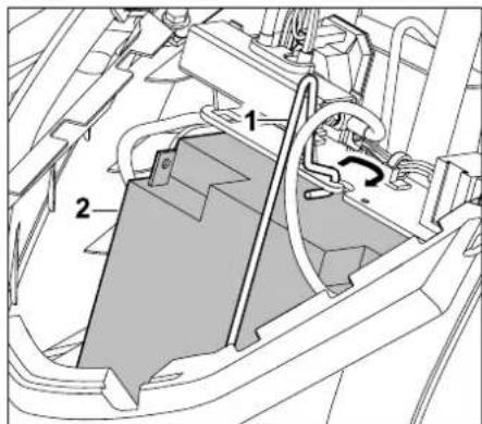 STIHL RT 4082 - Smontaggio della batteria: - 1